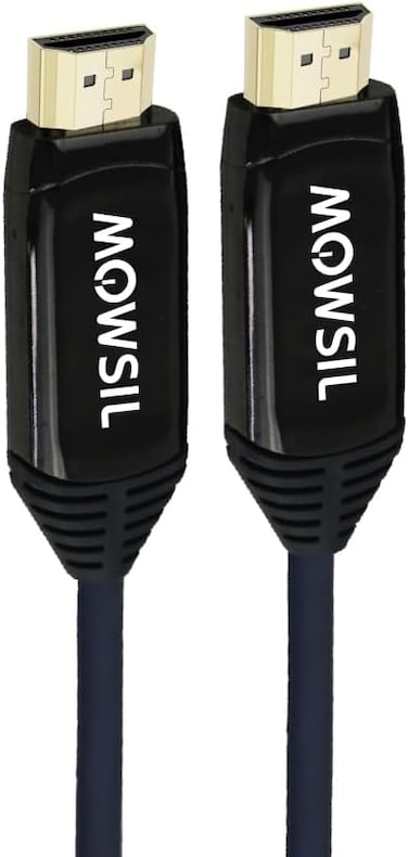 كيبل بصري نشط HDMI 8K من موفسيل 2.1 بطول 150 متر   48Gbps سرعة فائقة لكيبل HDMI ليفي   8K@60Hz, 4K@120Hz, HDR, eARC, VRR, DTS:X   متوافق مع بلاي ستيشن 5، اكس بوكس، الكمبيوتر، التلفزيون، الشاشة، جهاز