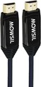 كيبل بصري نشط HDMI 8K من موفسيل 2.1 بطول 150 متر   48Gbps سرعة فائقة لكيبل HDMI ليفي   8K@60Hz, 4K@120Hz, HDR, eARC, VRR, DTS:X   متوافق مع بلاي ستيشن 5، اكس بوكس، الكمبيوتر، التلفزيون، الشاشة، جهاز