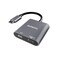 Mowsil Type C to Dual Type C Adapter with 4K@60Hz Display Output and 100W Pd Fast Charging, Aluminum Body, for Macbook, iPad Pro, Windows Laptop, android Devices