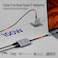 Mowsil Type C to Dual Type C Adapter with 4K@60Hz Display Output and 100W Pd Fast Charging, Aluminum Body, for Macbook, iPad Pro, Windows Laptop, android Devices