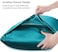 MahMir&reg; Silk Satin Pillowcase for Hair and Skin Queen - Malachite Green Silk Pillowcase 2 Pack 76L x 51W CM (30x20 Inches) - Satin Pillow Cases Set of 2 with Envelope Closure (2pcs Malachite Green)