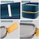 Stainless Steel Lunch Box - Insulated Bento Box Multifunctional-Containers Lunch Box with 2 Compartments &amp; Tableware(304 stainless steel) lunch box with Lunch MahMir Lunch bag (Blue + Lunch Bag)