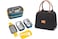 Stainless Steel Lunch Box - Insulated Bento Box Multifunctional-Containers Lunch Box with 2 Compartments &amp; Tableware(304 stainless steel) lunch box with Lunch MahMir Lunch bag (Blue + Lunch Bag)