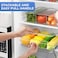 ماهمير® 10 عبوات من منظم الثلاجة، صناديق تنظيم الثلاجة القابلة للتكديس مع اغطية، حاويات تخزين الفاكهة خالية من البيسفينول ايه لتخزين الطعام والمشروبات والخضروات