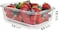 MahMir&reg;  5 Pack, 1040ML (35 OZ)   Glass Meal Prep Containers, Airtight Glass Food Storage Containers with Lids &ndash; Airtight Food Containers Kitchen Storage Containers Glass Lunch Containers