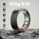 TCH Smart Ring R10 - Health &amp; Fitness Tracker for Men and Women, Sleep Monitoring, Heart Rate &amp; Blood Oxygen, Pressure, Stress Tracking, Waterproof, 7 Days Battery Life Family Care Android+IOS