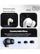 TCH Wireless Earbuds Beige L10 ANC - Active Noise Cancellation, Bluetooth with AI Calls, 4 Mics, 8H Battery Life, LED Display, Smart Touch Controls