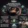 TCH Smart Ring IRing R20 Dark Grey Health Fitness Tracker for Men &amp; Women, 7 Days Battery Life Android+IOS -[SIZE-11] - International Version