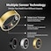 TCH Smart Ring IRing R20 Health &amp; Fitness Tracker for Men and Women,7 Days Battery Life Android+IOS(GOLD-R20-10)
