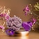 Solarae Purple Hair Scalp Massager, Shampoo Brush Soft Silicone Bristles and Bath Loofah Sponge Scrubber Exfoliator, Unisex Body &amp; Scalp Washing Scrubber for all Hair Types
