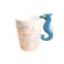 Adorable Animal Mugs: 3D Ceramic Cups with Cute Animal Handles Sea Horse (Gift for Animal Lovers!)