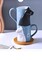 Solarae Adorable Kissing Cat Mugs Romantic Couple Cups Set Anniversary Wedding Valentine&#39;s Day Birthday Wife Girlfriend Gift idea (Blue Box)
