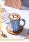 Solarae Adorable Kissing Cat Mugs Romantic Couple Cups Set Anniversary Wedding Valentine&#39;s Day Birthday Wife Girlfriend Gift idea (Blue Box)