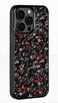 Iphone 15 Pro Real Forged Carbon Fiber iPhone 15 Pro  Case with a box Red color