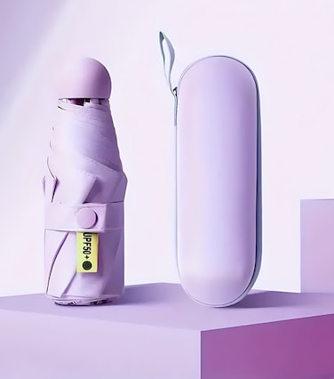 Solarae UPF 50+ Sun Umbrella - Powerful UV Protection, Stay Cool &amp; Stylish This Summer! (Purple)
