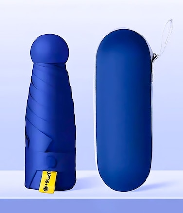 Solarae UPF 50+ Sun Umbrella - Powerful UV Protection, Stay Cool &amp; Stylish This Summer! Blue
