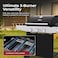 Royal Gourmet Gas Barbecue Grill With 3 Burners And Side Burner - Durable Cast Iron Grates, Spacious Outdoor BBQ Grill