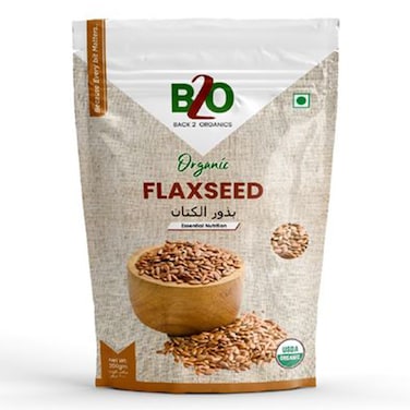 B2O Organics Flaxseeds, 200 Gm