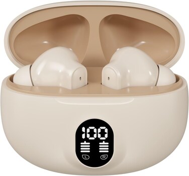 GRABIT True Wireless Earbuds Clear Sound &amp; Smart Controls and 4-hour playtime12 hours with case, &amp; smart touch controls for effortless use.Features Type-C charging perfect for work,travel, &amp; workouts.