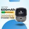 GRABIT GTUNES-GROOVE True Wireless Earbuds with Bluetooth 5.4 offer In-ear + Semi in-ear design. The 600mAh battery provides 6-hour playtime per charge, with 4 full recharges (Black)