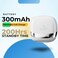 GRABIT GTUNES-HARMONY True Wireless Earbuds ANC &amp; Premium Sound Enjoy -25dB Active Noise Cancellation, Transparency Mode, and quad-mic clarity with Bluetooth 5.4 for seamless connectivity. (White)