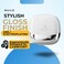 GRABIT GTUNES-HARMONY True Wireless Earbuds ANC &amp; Premium Sound Enjoy -25dB Active Noise Cancellation, Transparency Mode, and quad-mic clarity with Bluetooth 5.4 for seamless connectivity. (White)