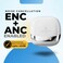 GRABIT GTUNES-HARMONY True Wireless Earbuds ANC &amp; Premium Sound Enjoy -25dB Active Noise Cancellation, Transparency Mode, and quad-mic clarity with Bluetooth 5.4 for seamless connectivity. (White)