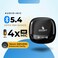GRABIT GTUNES-HARMONY True Wireless Earbuds ANC &amp; Premium Sound Enjoy -25dB Active Noise Cancellation, Transparency Mode, and quad-mic clarity with Bluetooth 5.4 for seamless connectivity. (Black)