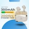 GRABIT GTUNES-DUET-I True Wireless Earbuds ANC &amp; Dual Connectivity Enjoy -25dB ANC, Transparency Mode, and dual connectivity with dongle support.Compatible iPhone,OnePlus, Xiaomi, Google (Beige)
