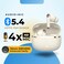 GRABIT GTUNES-GRAVELS True Wireless Earbuds &ndash; ANC &amp; HD Sound, Experience -25dB Active Noise Cancellation, and rich 13mm audio with Bluetooth 5.4. Enjoy 5-hour playtime 20 hours with case
