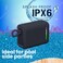 GRABIT G-BUDDY 5W Bluetooth Speaker Compact &amp; Durable Enjoy stereo sound with Bluetooth 5.4, USB &amp; Micro SD playback, and TWS pairing.1800mAh battery long playtime,IPX6 water resistance (Black)