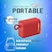 GRABIT G-BUDDY 5W Bluetooth Speaker Compact &amp; Durable Enjoy stereo sound with Bluetooth 5.4, USB &amp; Micro SD playback, and TWS pairing.1800mAh battery long playtime,IPX6 water resistance (Red)