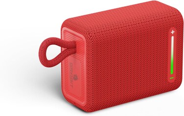 GRABIT G-BUDDY 5W Bluetooth Speaker Compact &amp; Durable Enjoy stereo sound with Bluetooth 5.4, USB &amp; Micro SD playback, and TWS pairing.1800mAh battery long playtime,IPX6 water resistance (Red)