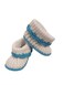 Pikkaboo - HeavenlyHugs Handmade Crochet Booties - Blue&amp;White