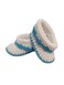 Pikkaboo - HeavenlyHugs Handmade Crochet Booties - Blue&amp;White