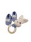 Pikkaboo-HeavenlyHugs Mr. Rabbit Handmade Crochet Teether and Booties