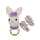 Pikkaboo - HeavenlyHugs Miss Rabbit Crochet Teether and Booties