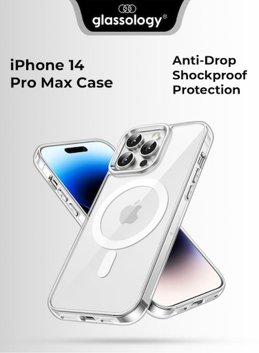 Glassology MagSafe Clear Case for iPhone 14 Pro Max &ndash; Slim &amp; Protective
