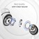 Glassology Wired Earbuds Headphones with Lightning Plug & Microphone, Built-in Volume Control, High Bass Stereo Wired Earphones for iPhone, iPad, & Compatible with Other Lightning Port Devices, White