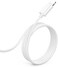 Glassology Wired Earbuds Headphones with Lightning Plug & Microphone, Built-in Volume Control, High Bass Stereo Wired Earphones for iPhone, iPad, & Compatible with Other Lightning Port Devices, White
