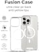 Glassology Magnetic Clear Case series for iPhone, Shockproof Protection, Anti-Yellowing, Wireless Charging Compatible (16 Pro)