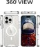 Glassology Magnetic Clear Case series for iPhone, Shockproof Protection, Anti-Yellowing, Wireless Charging Compatible (16 Pro)