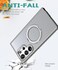 Glassology 360&deg; Rotate Ring Stand Magnetic Case For Samsung Galaxy S24 Ultra (Gray)