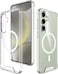 Glassology Clear Case for Samsung Galaxy S24 Plus, Magnetic Non-Yellowing Case, Shockproof Protection