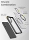 Glassology Samsung Galaxy S25 Ultra Magnetic Protective Slim Case, 360&deg; Ring Stand, MIL-Grade Protection, Anti Yellowing, iCrystal Tech, Black.