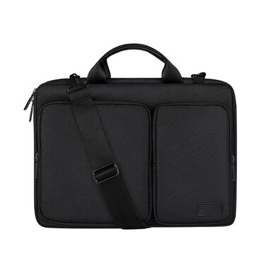 Laptop Bag 15.4" &ndash; Black, Water-Resistant, Shockproof Padding, Slim Profile, Ergonomic Handles, Anti-Scratch Fabric, Travel &amp; Office Ready