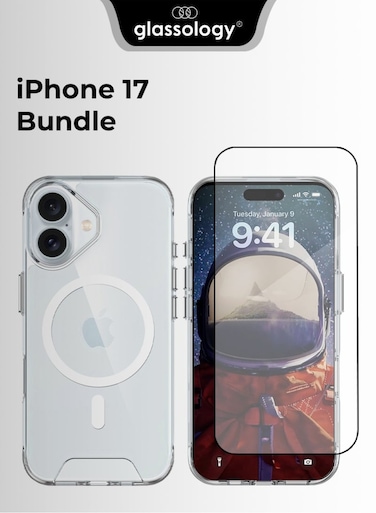 Glassology MagSafe Clear Case + Screen Protector Bundle for iPhone 17 &ndash; Ultimate Protection