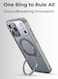 Glassology 360° Rotating Ring Stand Magnetic Case Compatible with iPhone 17 Pro – Grey, Shockproof, Slim Protective Cover with Magnetic Charging Support