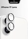 Glassology Camera Lens Protector Compatible with iPhone 17 Silver Scratch Resistant, HD Clear, Easy Installation