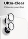 Glassology Camera Lens Protector Compatible with iPhone 17 Silver Scratch Resistant, HD Clear, Easy Installation